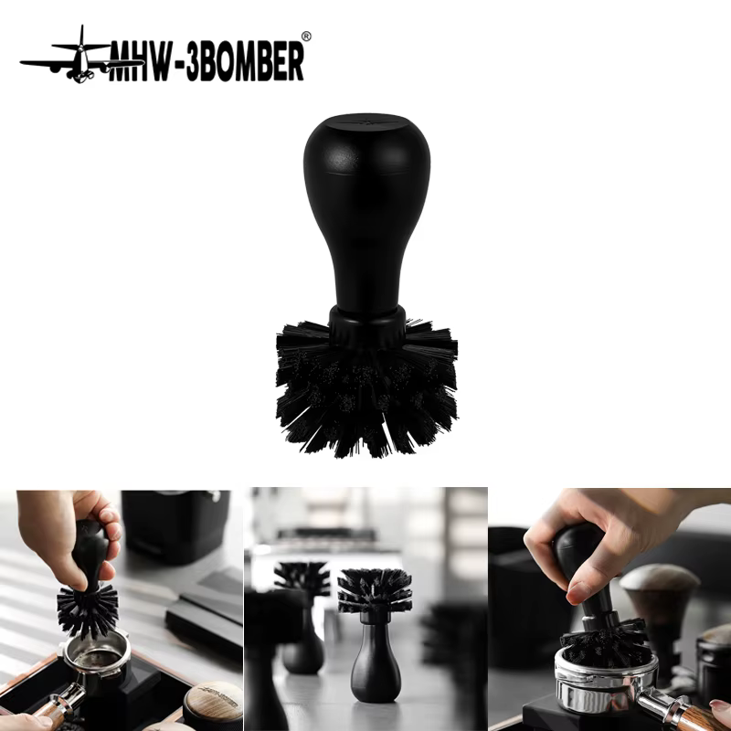Brosse de nettoyage de filtre à café ABS MHW-3BOMBER, pour porte-filtre à café, panier de 51 à 58mm,