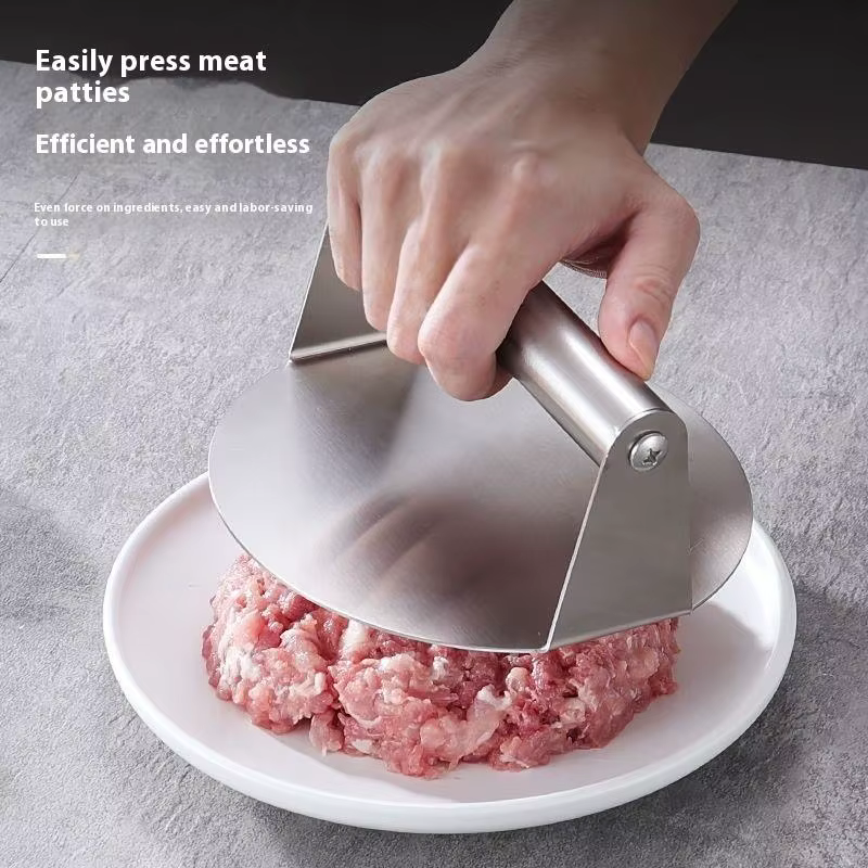 Presse à hamburgers en acier inoxydable, outil de cuisine de haute qualité, Durable, pratique, Smash