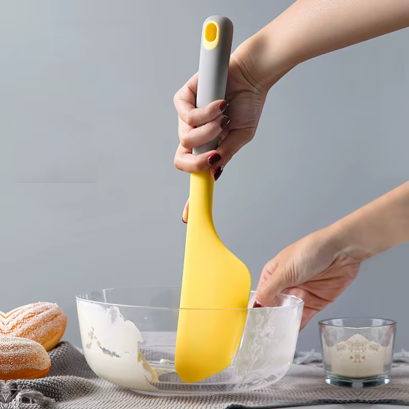 Spatule à Omelette antiadhésive de 33cm, tourneur de crème à gâteau, grattoir à beurre, mélange de f
