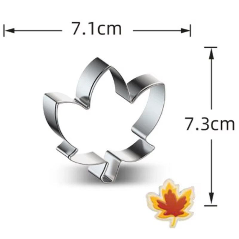 Emporte-pièce en métal et acier inoxydable, feuilles d'écureuil de dinde, Cupcake, décoration de gât
