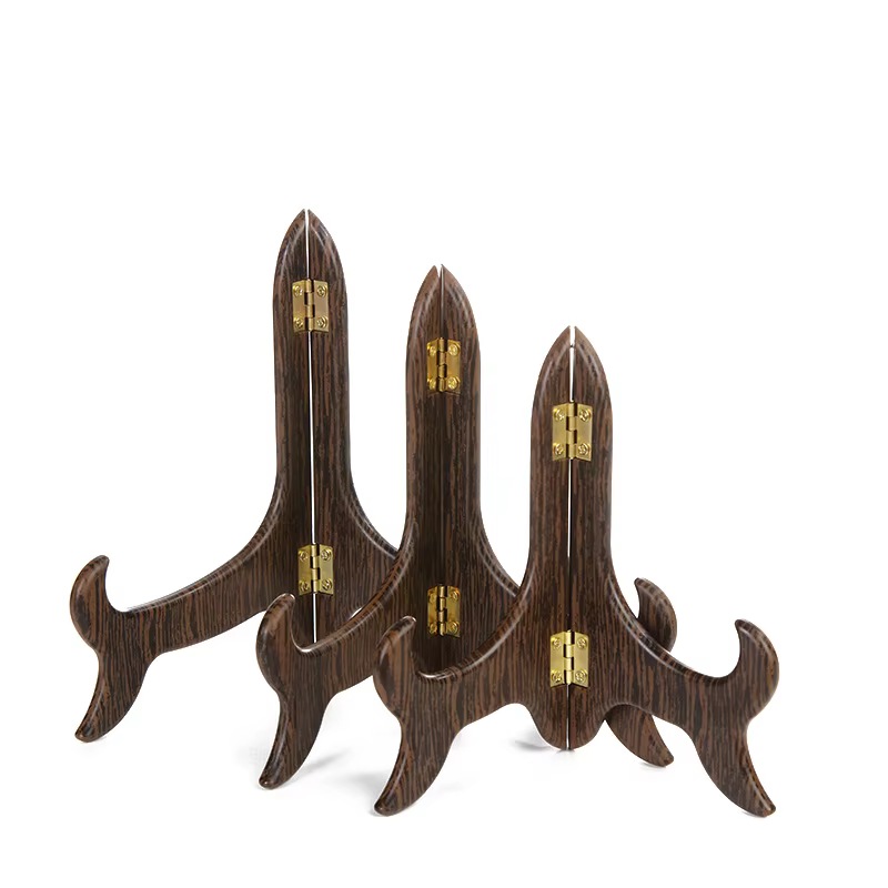 Support de plaque d'aile en bois, plateau d'exposition, aile de poulet, support de plaque en bois, s