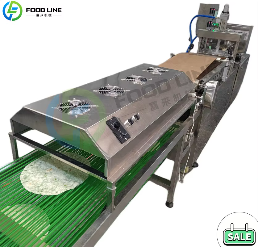 Machine à pain arabe commerciale automatique, machine à pain pita du Moyen-Orient, machine à crêpes 