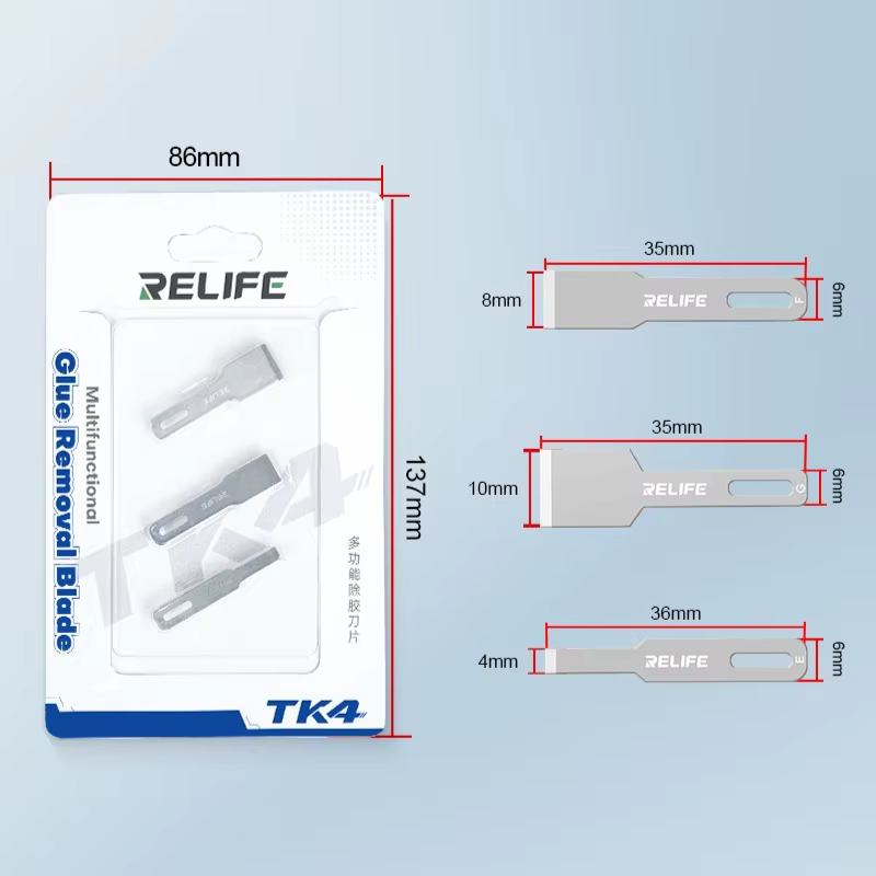 RELIFE TK5 8 en 1 couteau multifonctionnel poli à la main ensemble de lames Ultra minces téléphone c