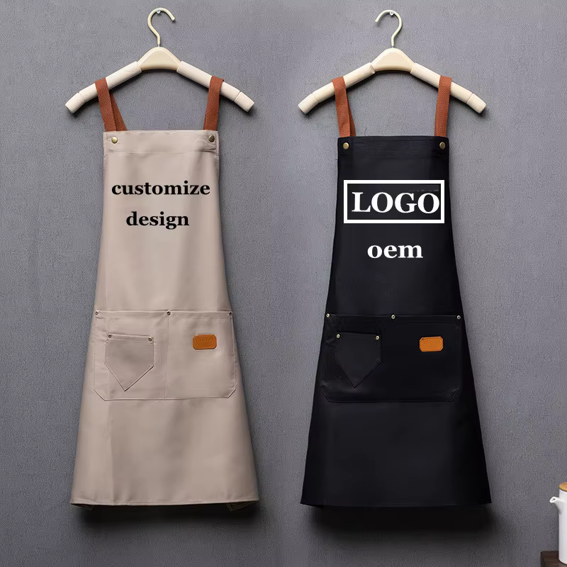 Tabliers de cuisine imperméables avec Logo imprimé brodé personnalisé, vêtements de cuisson pour Che