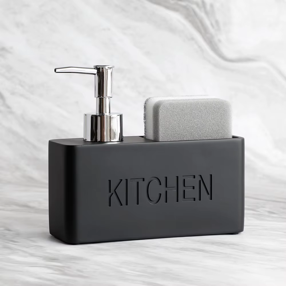 Accessoires de cuisine modernes ensemble distributeur de savon liquide distributeur de savon pour le