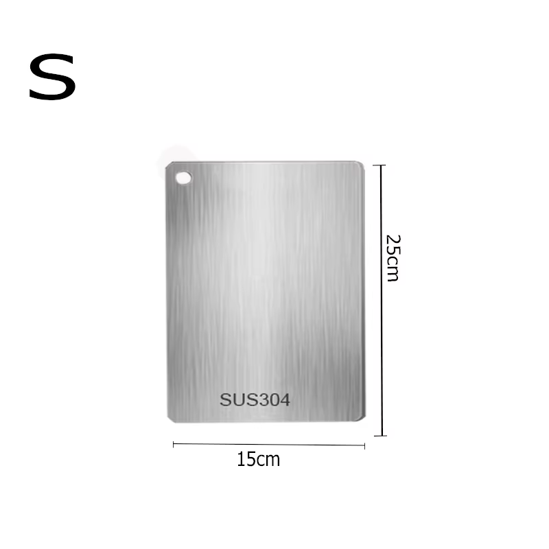 Planche à découper de cuisine en acier inoxydable, planche à découper en titane pour la cuisine, pla
