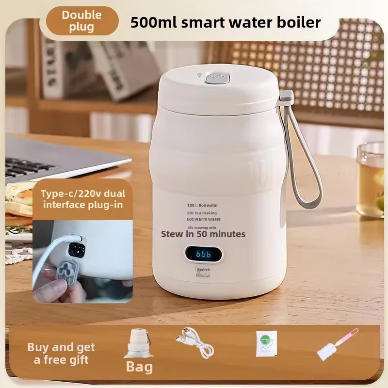 2025 nouveau 500ml intelligent multifonctionnel cuiseur électrique LCD affichage de la température b