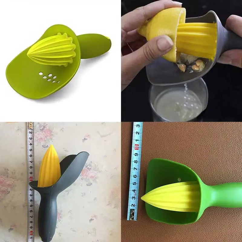 Lot de 2 accessoires de cuisine pour fruits, outil de cuisine, presse-agrumes manuel portable, press
