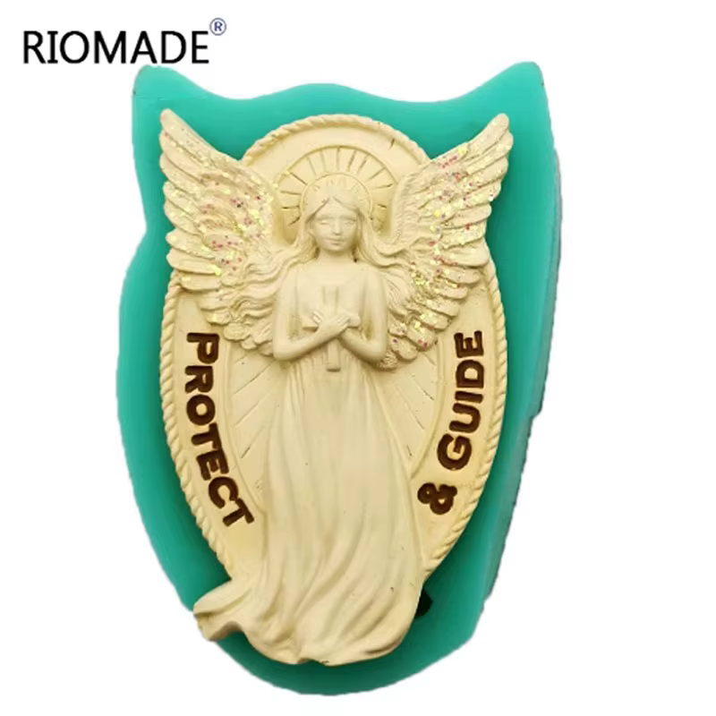 Moule en silicone Ange pour la décoration de gâteaux, outils de pâtisserie, moule à résine époxy, fi