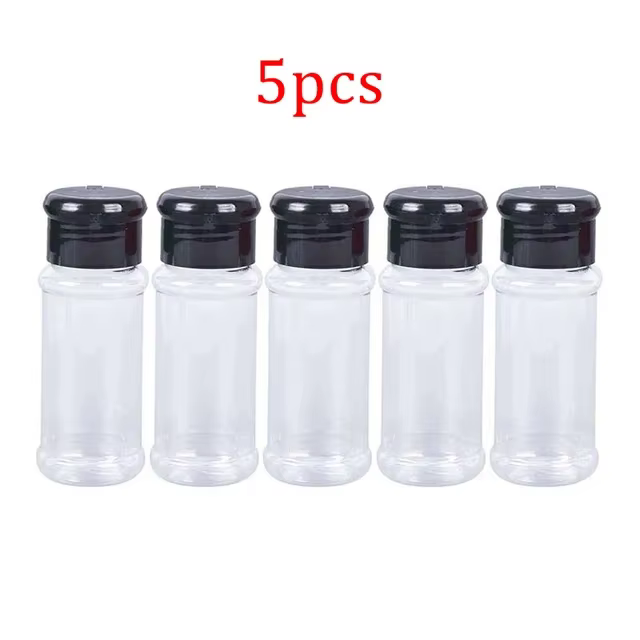 Pot d'assaisonnement en plastique, 100ml, 5 à 20 pièces/ensemble, bouteille de vinaigre, condiments 