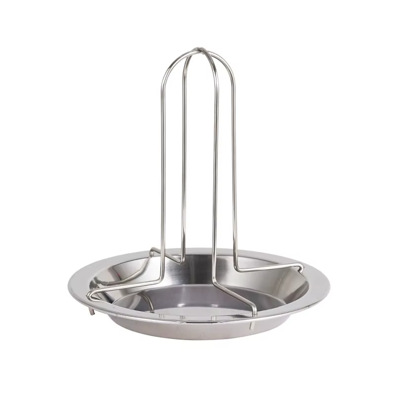 Support de rôtissoire Vertical pour poulet en acier inoxydable, avec plateau d'égouttage, outils de 