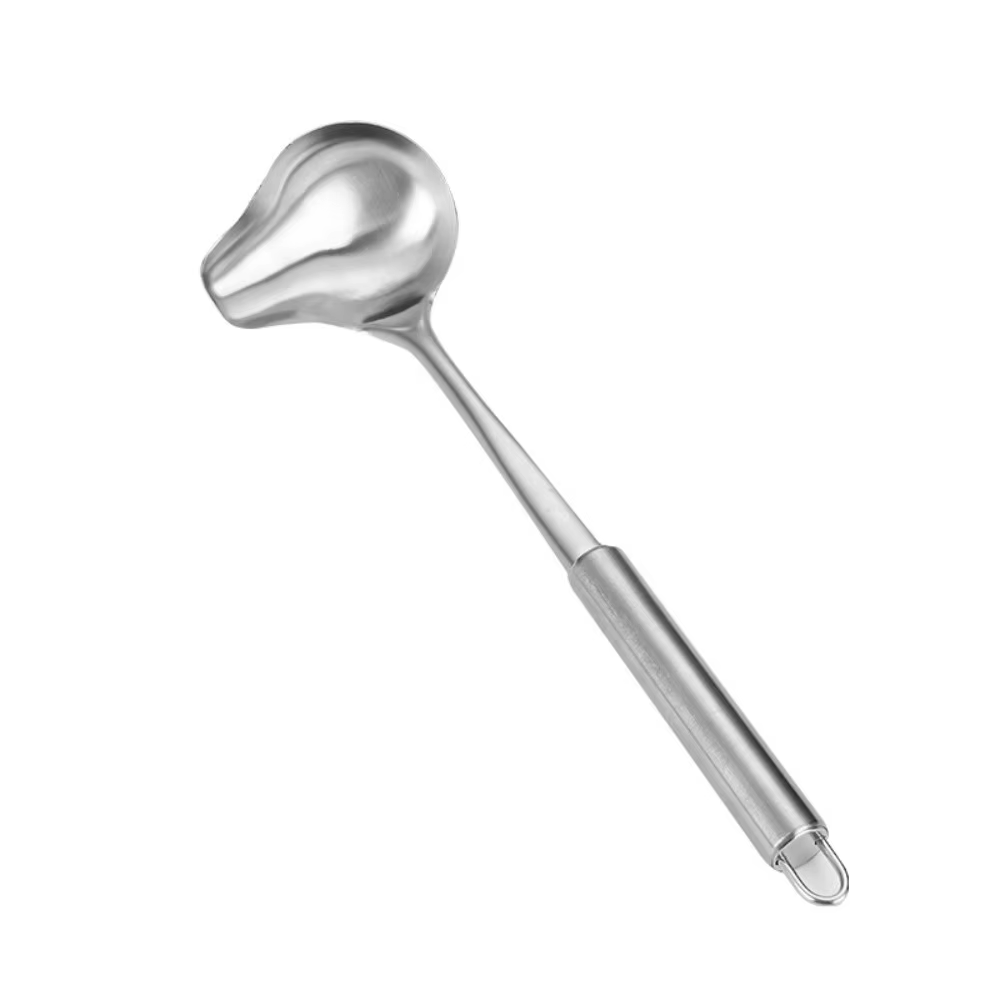 Cuillères à soupe en forme de bouche de canard en acier inoxydable, ustensiles de cuisine portables 