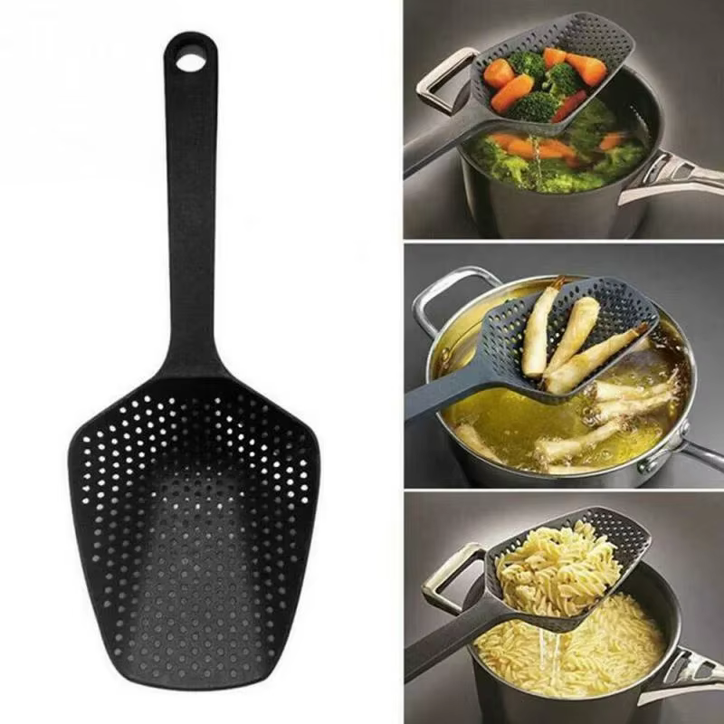 Pelles de cuisine créatives, passoire alimentaire, Gadgets de vidange, grande passoire, filtre à sou