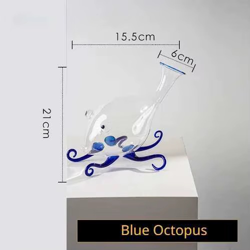 Carafe à vin Octopus originale, ensemble de vin créatif en verre à haute teneur en Borosilicate, dis