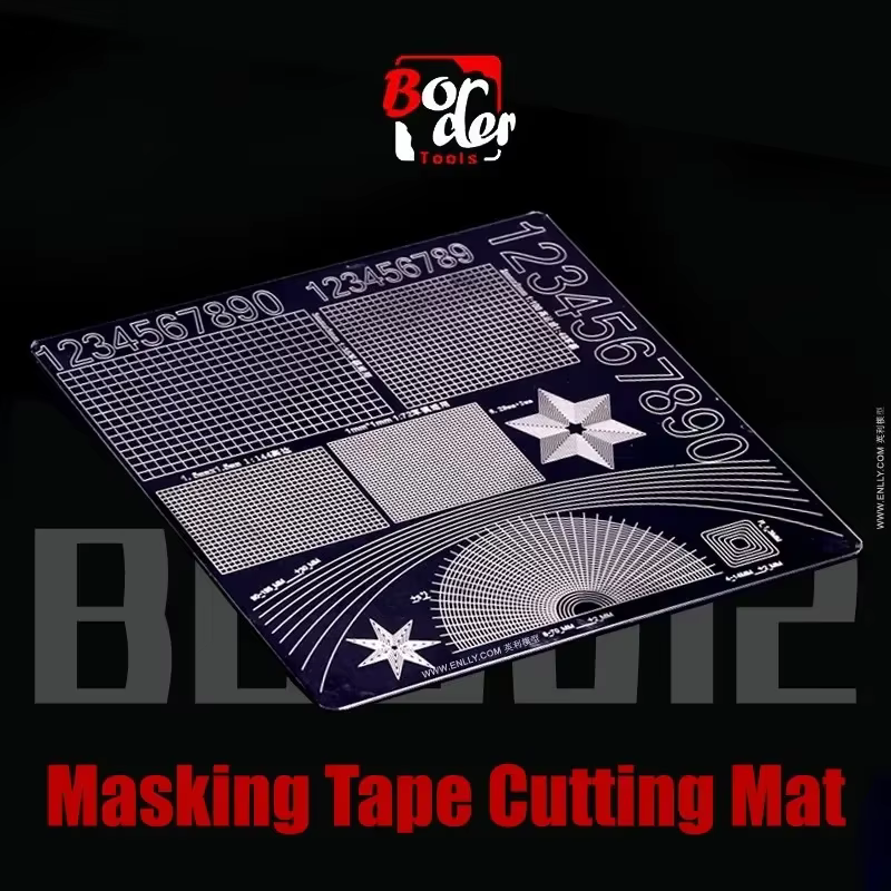 Modèle de bordure BD0012, tapis de découpe de ruban de masquage, planche Double face avec motif, out
