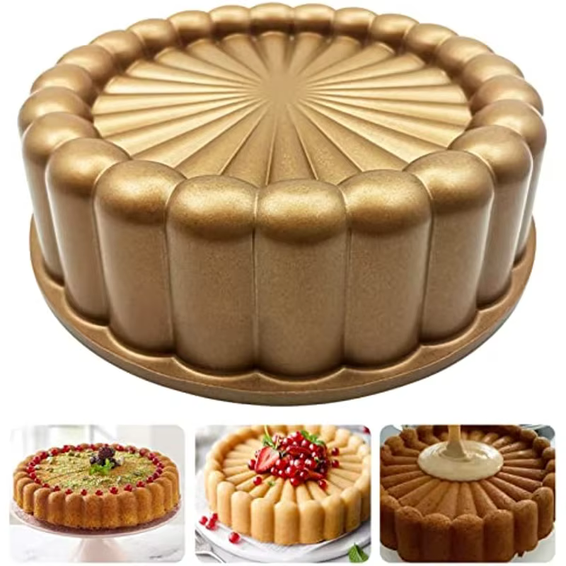 Charlotte – moule à gâteau en aluminium, accessoires de cuisine, décoration ronde, noël, saint-valen
