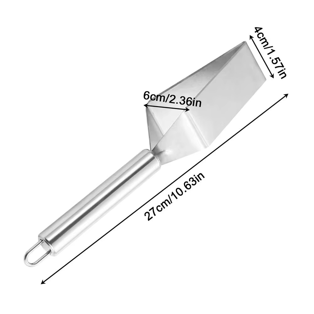 Coupe-pastèque triangulaire en acier inoxydable pour couper la pastèque en morceaux, outils de décou