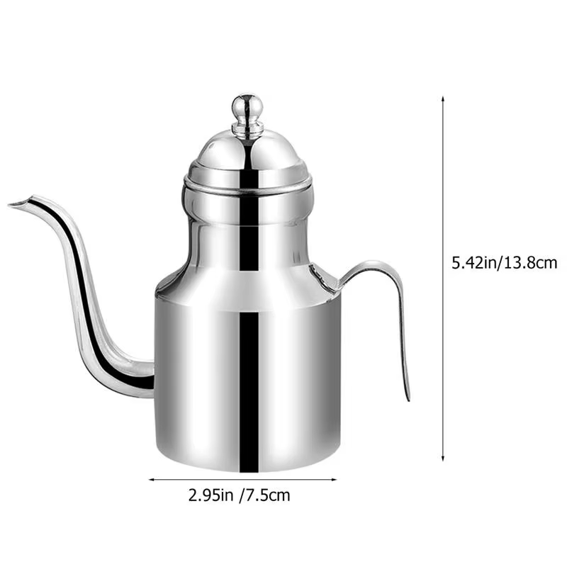 Distributeur d'huile d'olive en acier inoxydable, bouteille de 310ml/500ml, Pot d'huile verseuse san