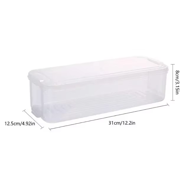Support d'étagère T1 pour réfrigérateur de cuisine, boîte de rangement des aliments multicouches