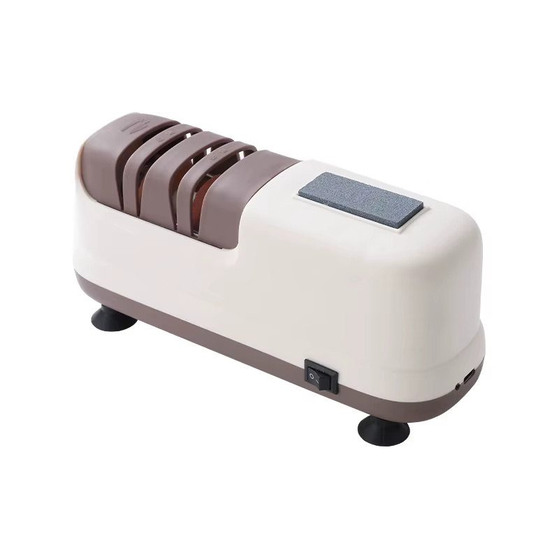Aiguiseur de couteaux électrique domestique, petit, multifonction, pour ciseaux de cuisine, entièrem