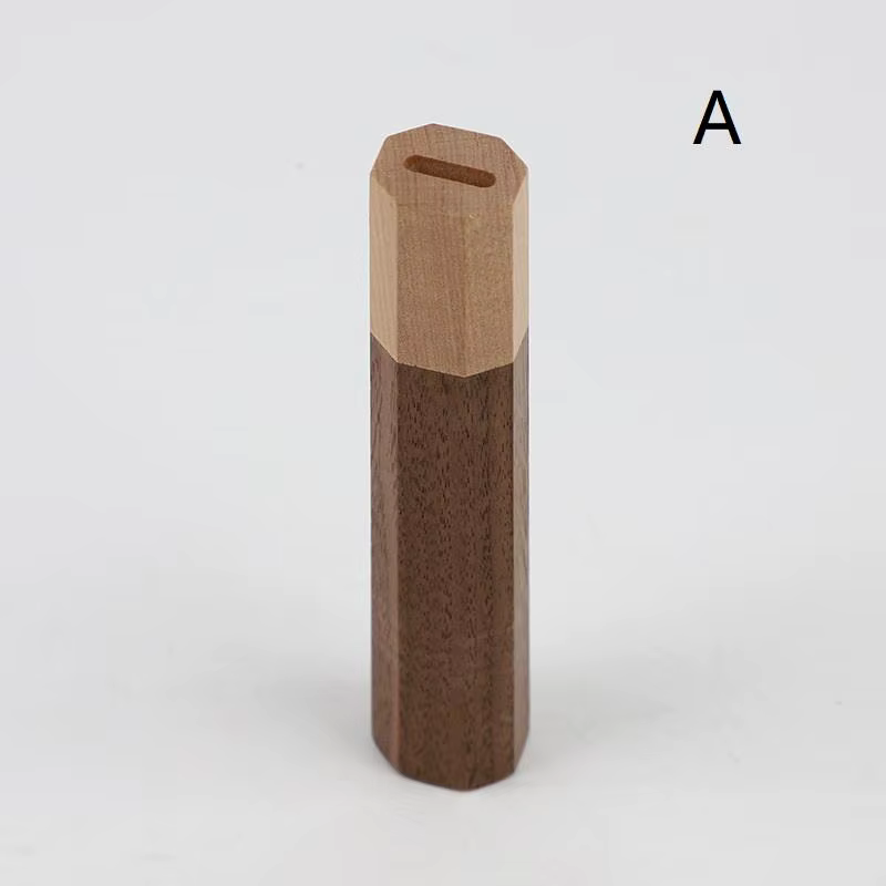 Manche de couteau octogonal pour bricolage, matériau semi-fini en acier Damas fait main, manche de c