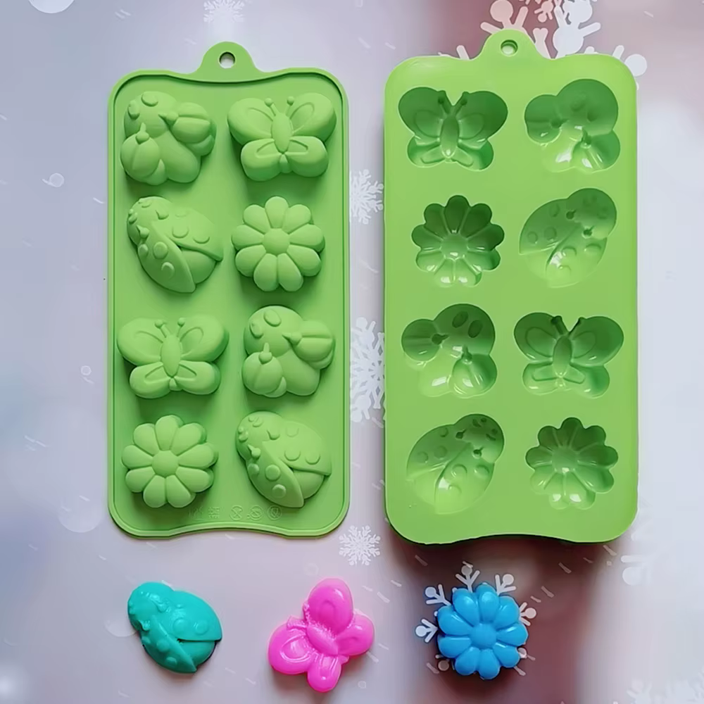 Moule à gâteau en silicone en forme d'insecte/équation/papillon, outils de cuisson, bonbons, MSI, ch