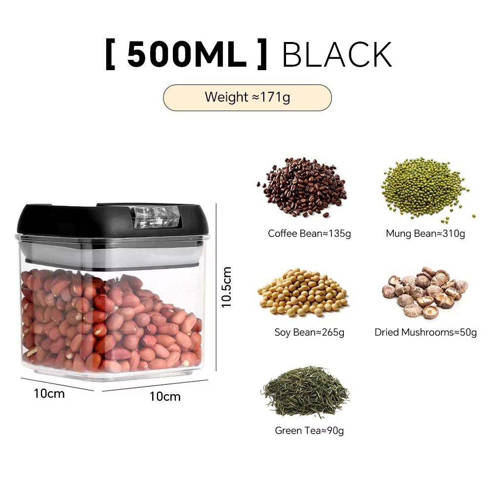 500-800ML cuisine Transparent stockage des aliments grande boîte scellée boîtes de nouilles boîte co