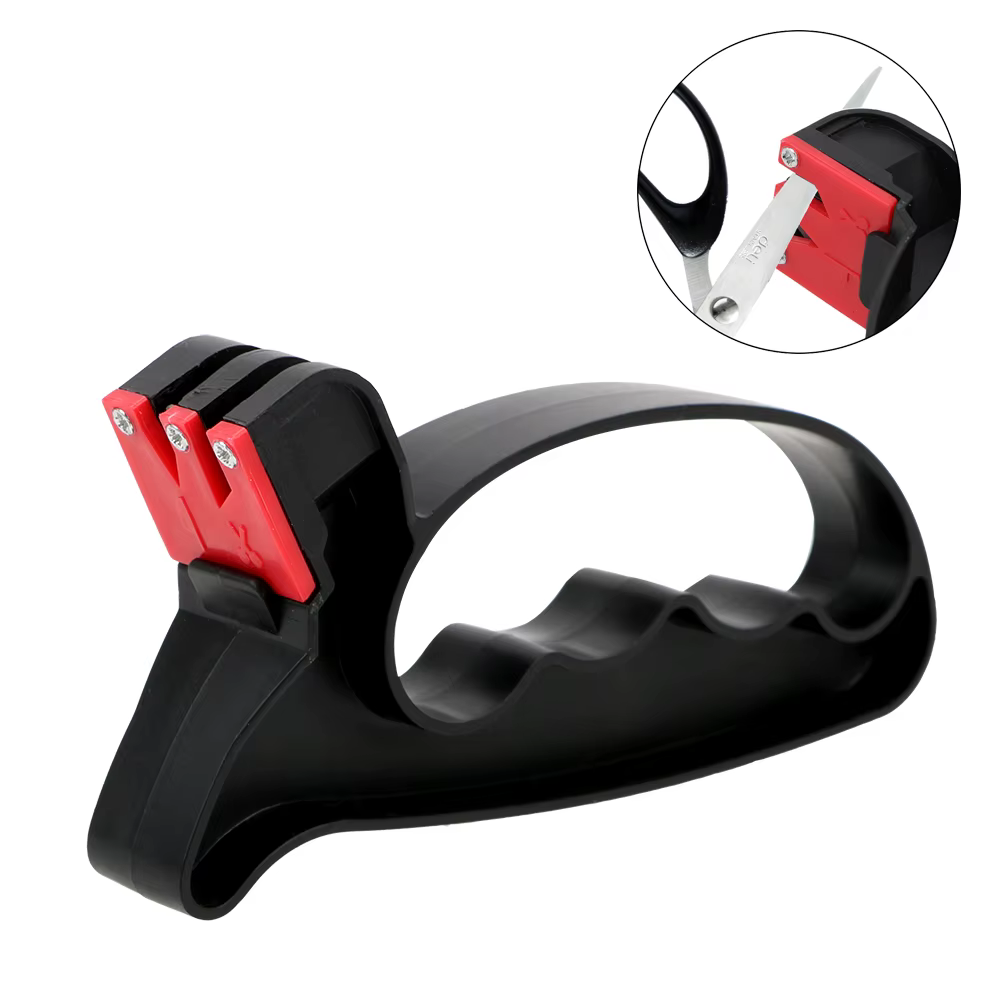 NICEYARD aiguiseur de couteaux 2 en 1 Portable lame de ciseaux couteau affûtage meule outils de cuisine