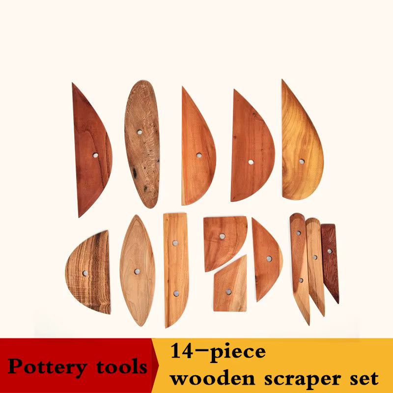Outils en céramique de grattoir en bois