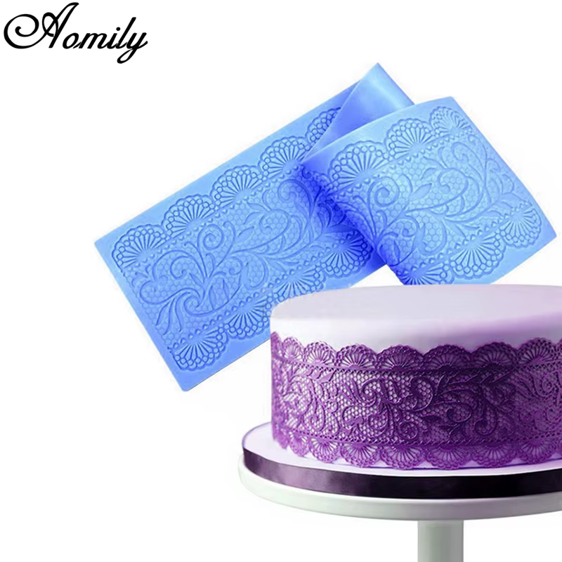Aomily-Moule en silicone pour gâteau de mariage