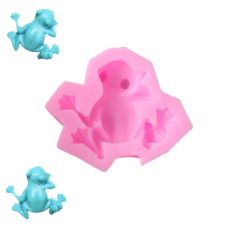 Moules à dessert en silicone pour gâteau fondant grenouille