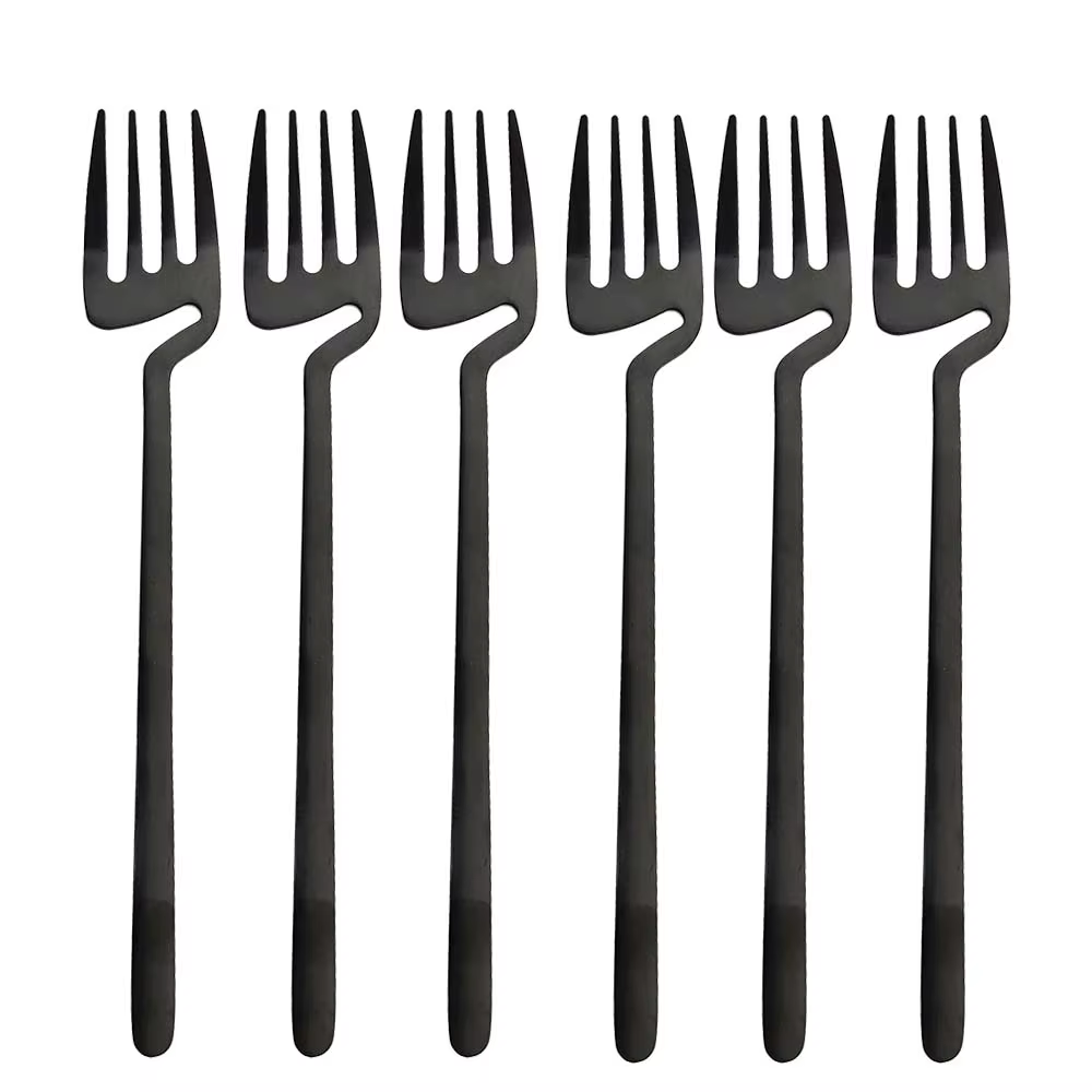 Fourchette à dîner noire