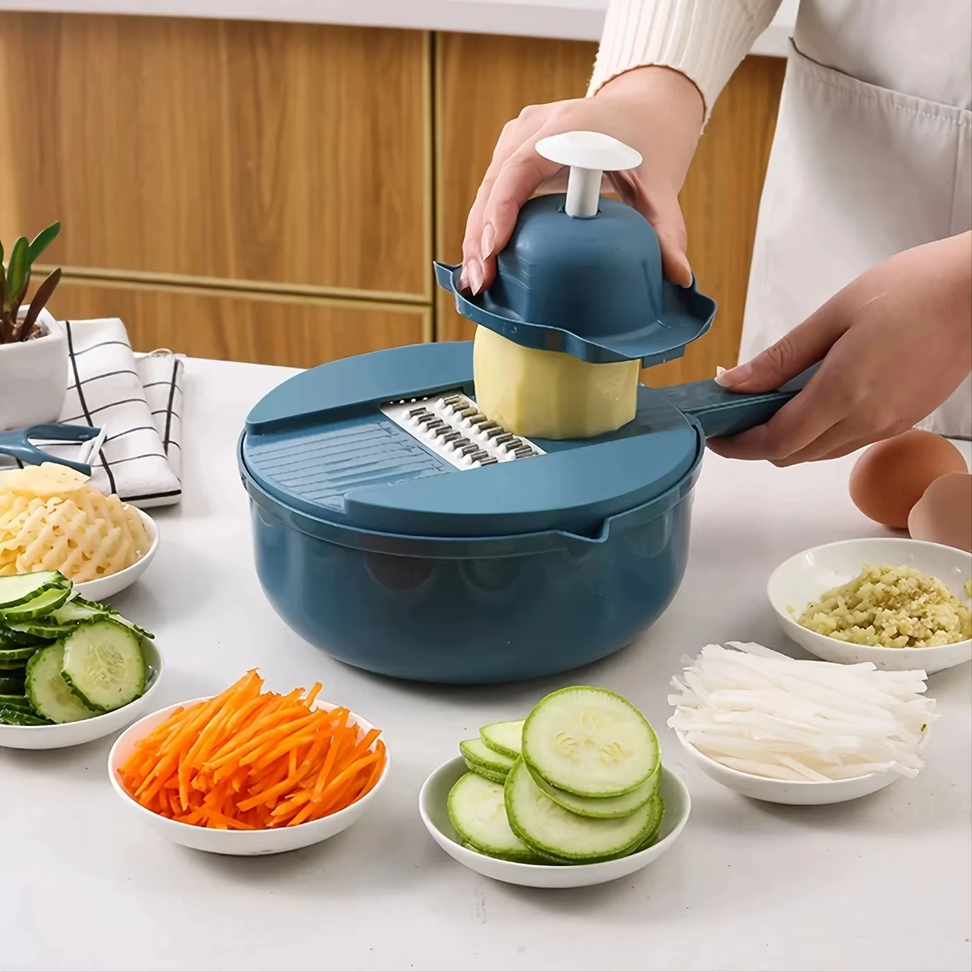 Coupe-légumes multifonctionnel 9 en 1
