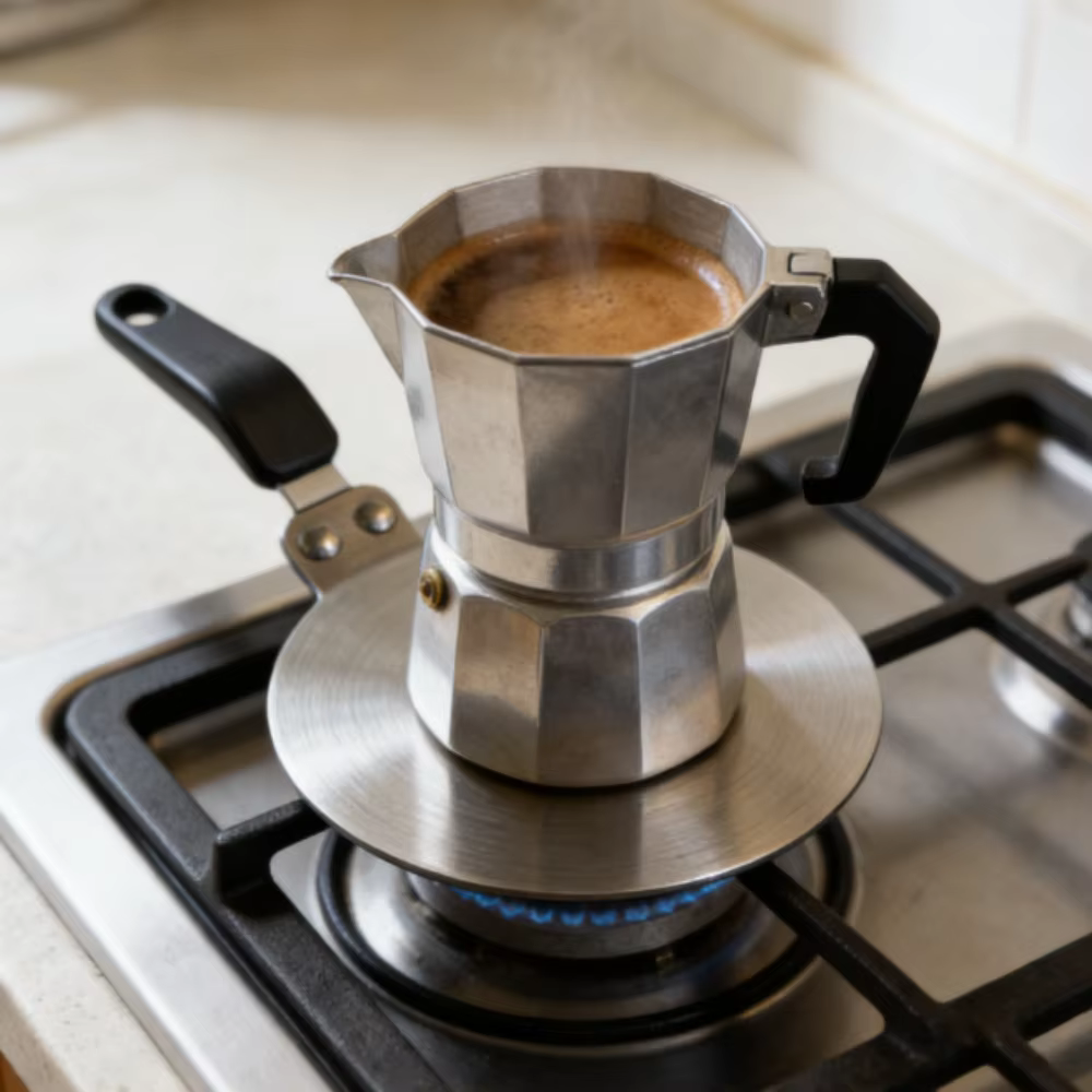 Nouvelle plaque diffuseur de chaleur pour cafetière moka - Disque conducteur
