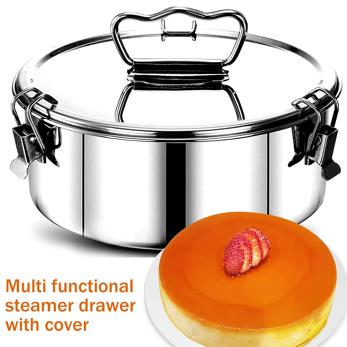 Moule à Flan en acier inoxydable