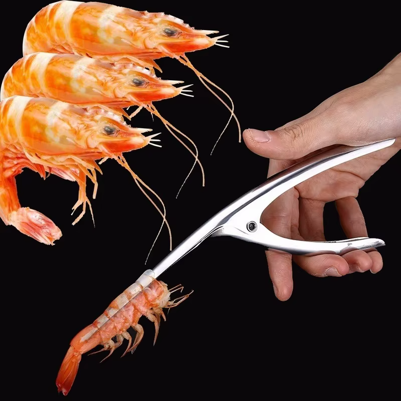 Éplucheur de Crevettes en Acier Inoxydable