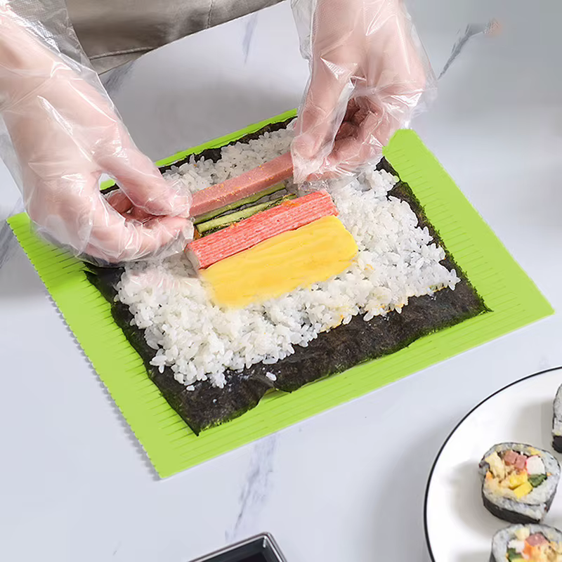 Moule à rouleaux de sushi réutilisable lavable