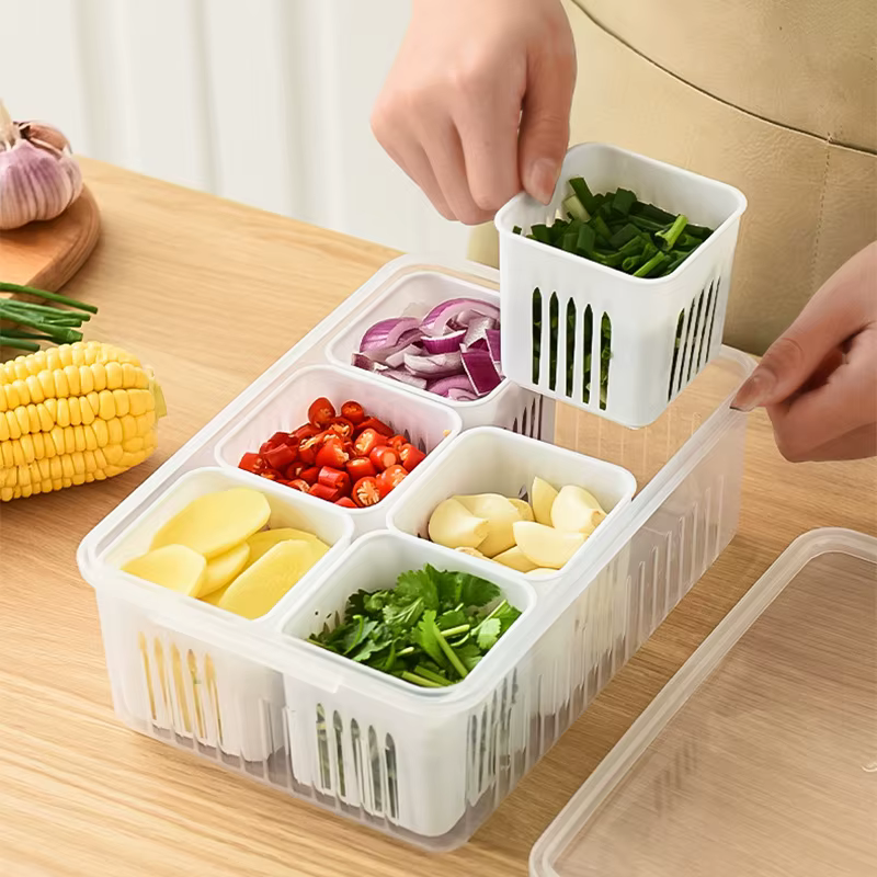 Boîte de stockage des aliments à 4/6 grilles