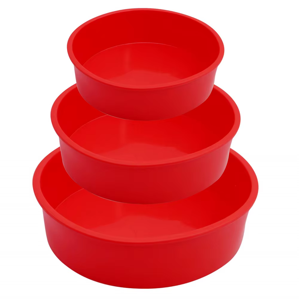Moules à gâteaux ronds en silicone pour la cuisson de couches