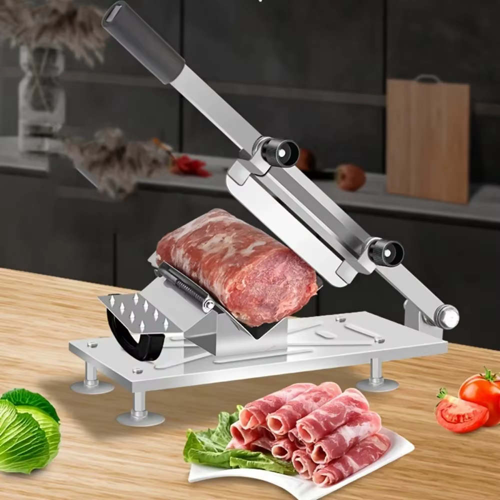 Couteau Manuel Portable en Acier Inoxydable pour Trancher la Viande Sophia