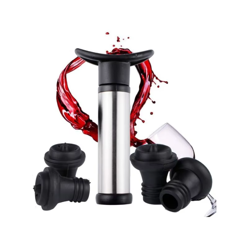 Ensemble économiseur de vin sous vide