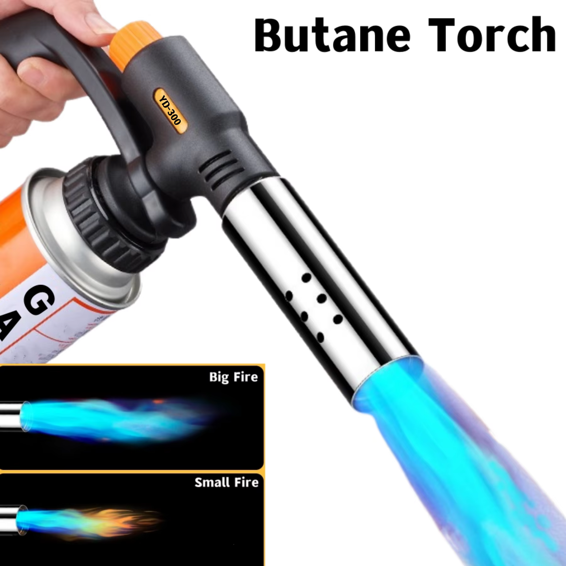 Torche de cuisine portable à gaz butane