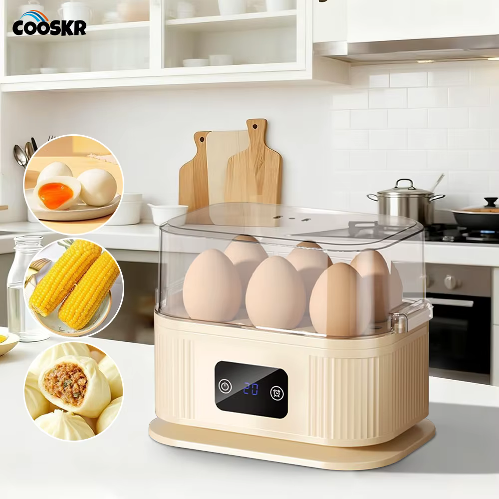 Cuiseur à œufs électrique mini automatique multifonctionnel pour petit-déjeuner