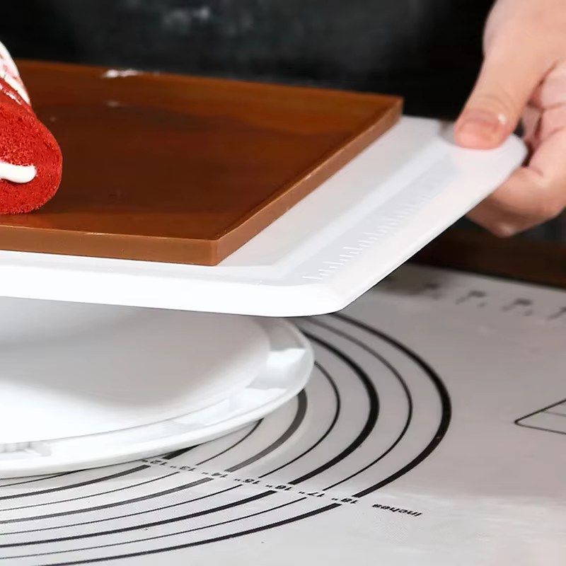 Support de Table à gâteau rotatif à double usage