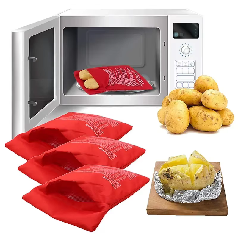 Sacs de pommes de terre rouges pour micro-ondes