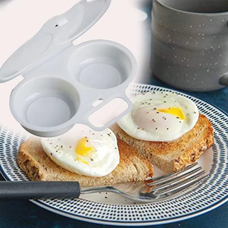 Moule à œufs de forme ronde pour four à micro-ondes