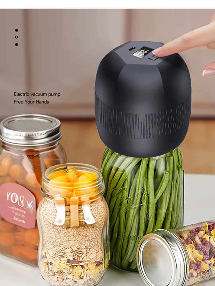 Kit de scellage sous vide pour bocaux Mason