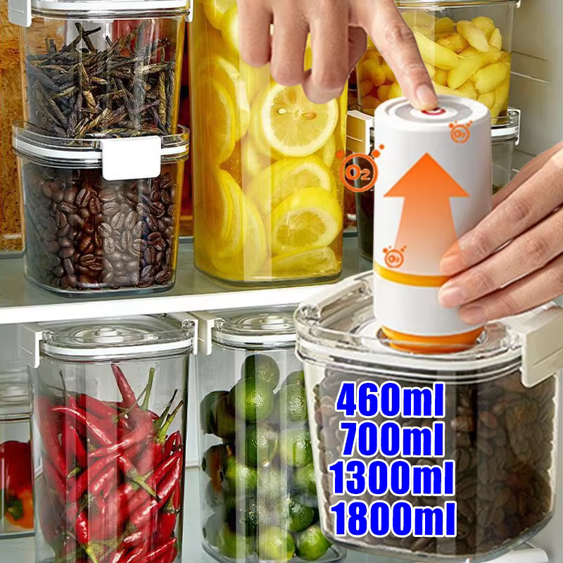 Récipient alimentaire scellé sous vide