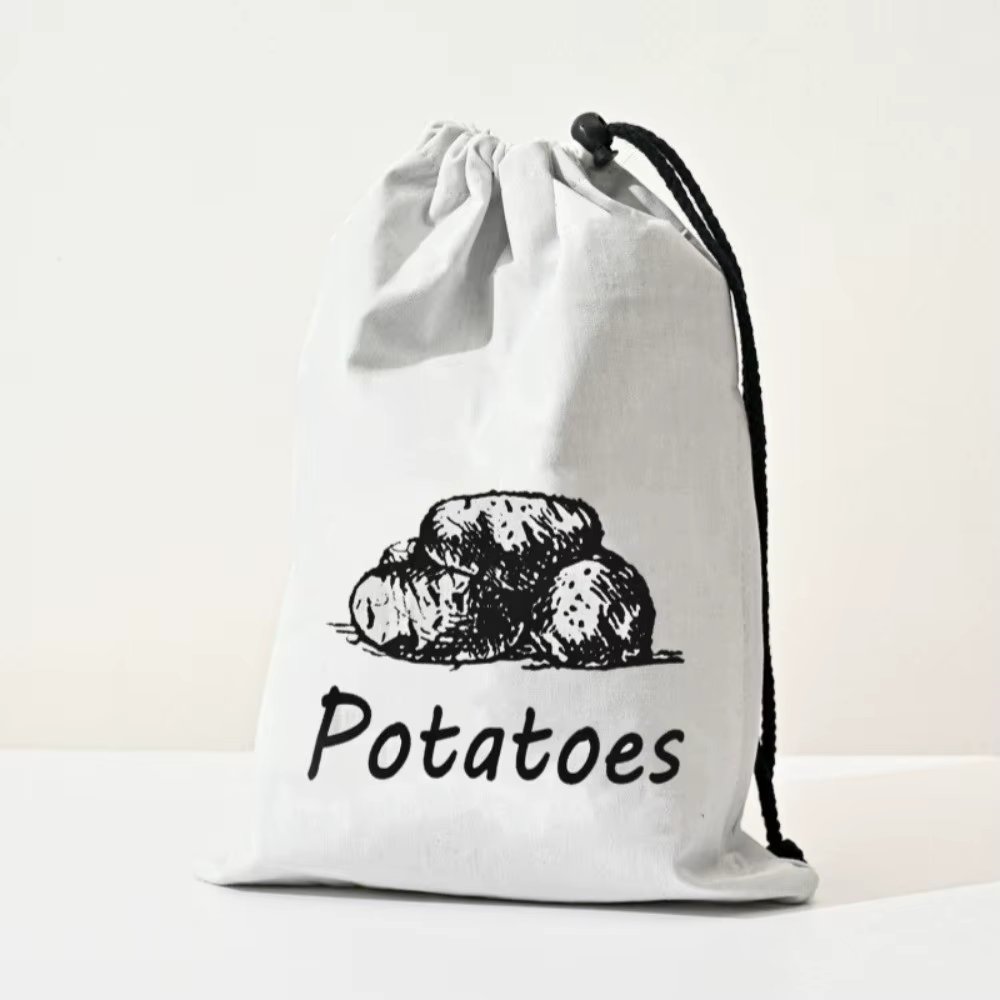 Sac de rangement durable et réutilisable pour oignons et pommes de terre