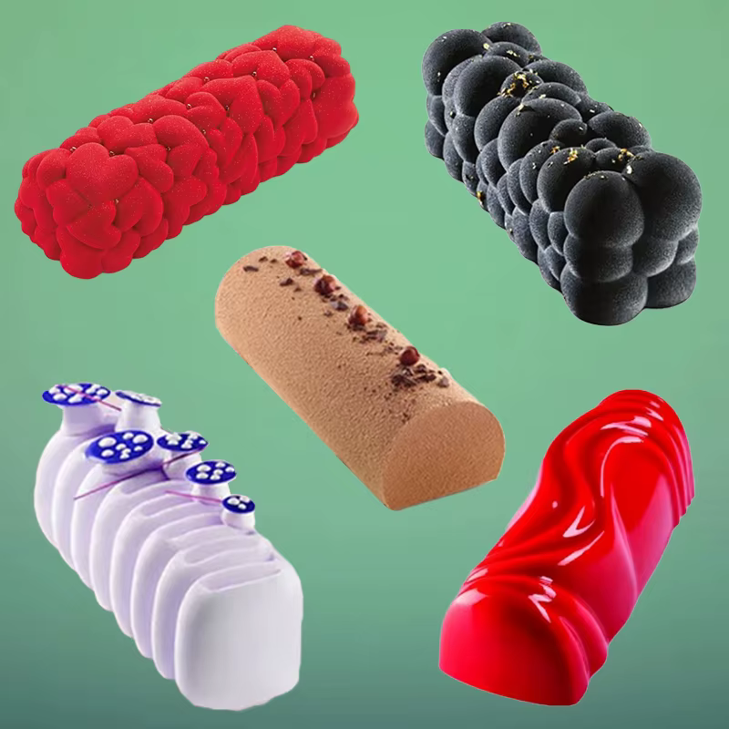 Moules rectangulaires en Silicone pour Mousse française